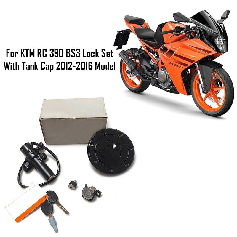 For KTM RC 390 BS3 Lock Set With Tank Cap 2012-2016 Model