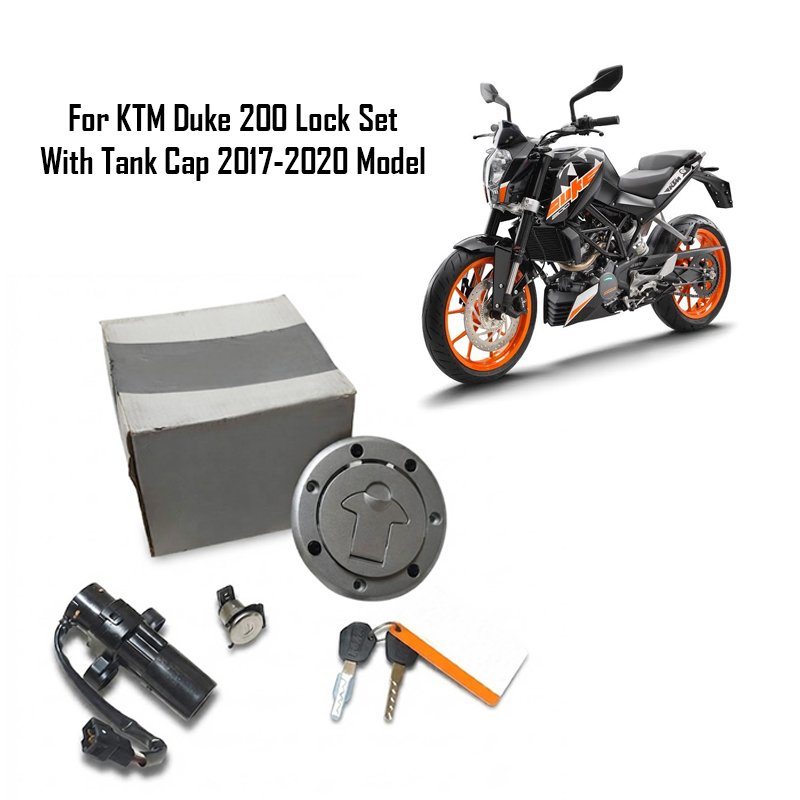 For KTM Duke 200 Lock Set With Tank Cap 2017-2020 Model