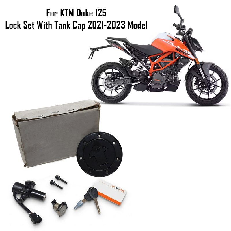 For KTM Duke 125 Lock Set With Tank Cap 2021-2023 Model