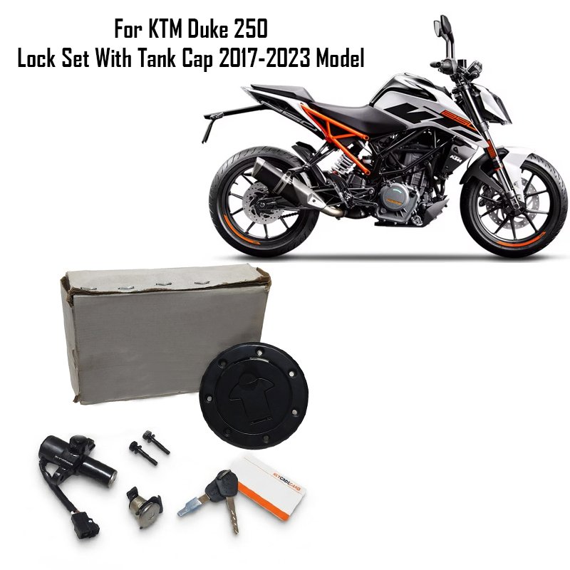 For KTM Duke 250 Lock Set With Tank Cap 2017-2023 Model