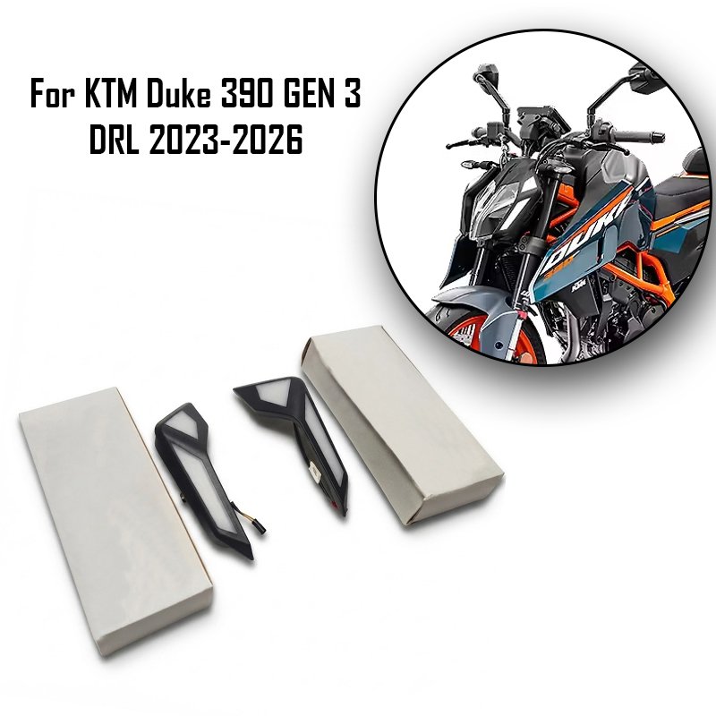 For KTM Duke 390 GEN 3 DRL 2023-2026