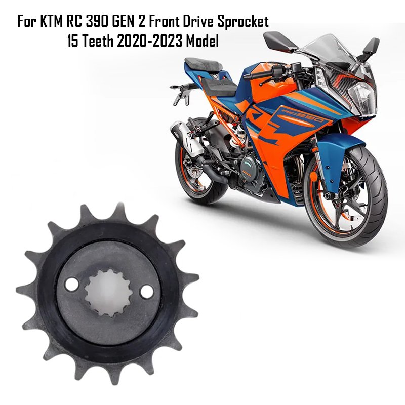 For KTM RC 390 GEN 2 Front Drive Sprocket 15 Teeth 2020-2023 Model