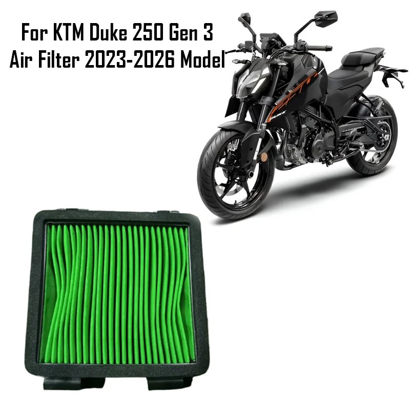 For KTM Duke 250 Gen 3 Air Filter 2023-2026 Model