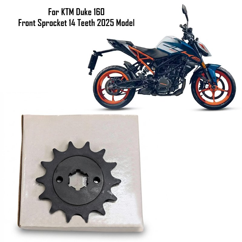 For KTM Duke 160 Front Sprocket 14 Teeth 2025 Model