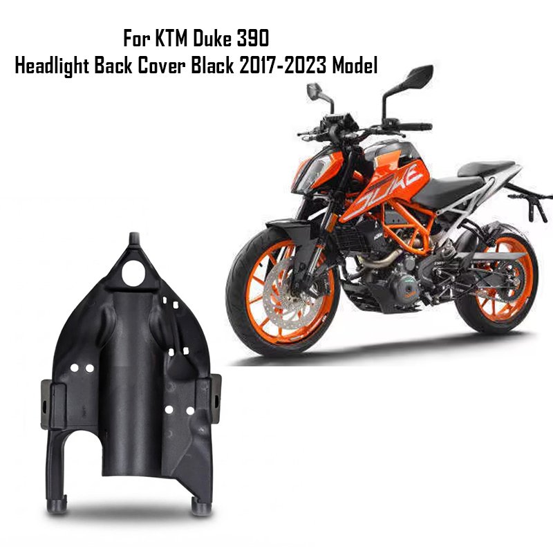 For KTM Duke 390 Headlight Back Cover Black 2017-2023 Model