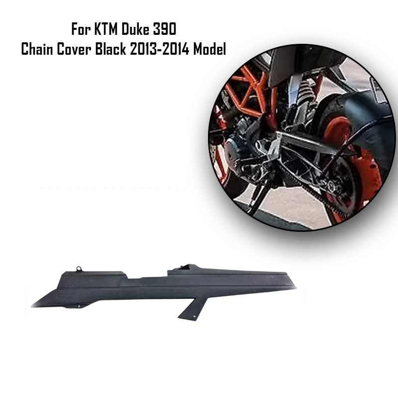 For KTM Duke 390 Chain Cover Black 2013-2014 Model