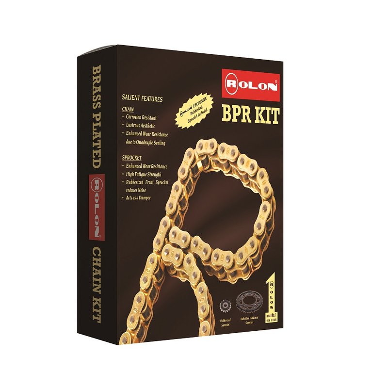 For Jawa Perak 334 Brass Chain And Sprocket Kit