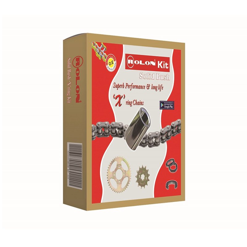 For Jawa Standard 334/ 42 Brass Chain And Sprocket Kit