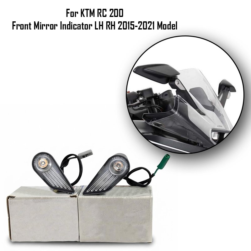 For KTM RC 200 Front Mirror Indicator LH RH 2015-2021 Model