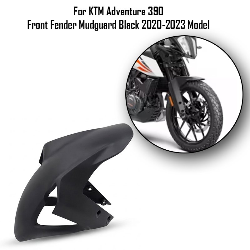 For KTM Adventure 390 Front Fender Mudguard Black 2020-2023 Model