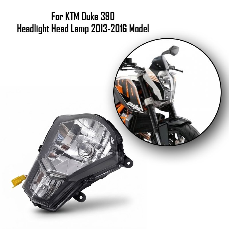For KTM Duke 390 Headlight Head Lamp 2013-2016 Model