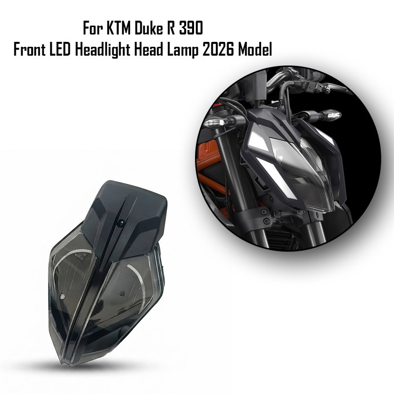 For KTM Duke R 390 Front LED Headlight Head Lamp 2026 Model