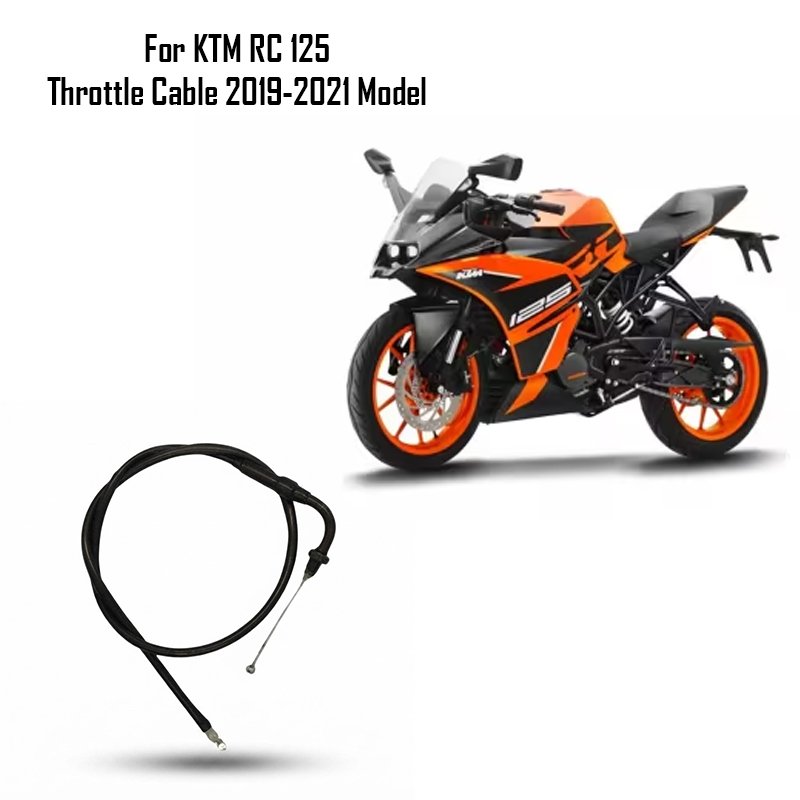 For KTM RC 125 Throttle Cable 2019-2021 Model