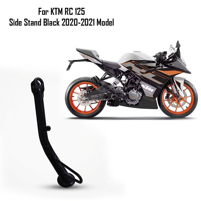 For KTM RC 125 Side Stand Black 2020-2021 Model