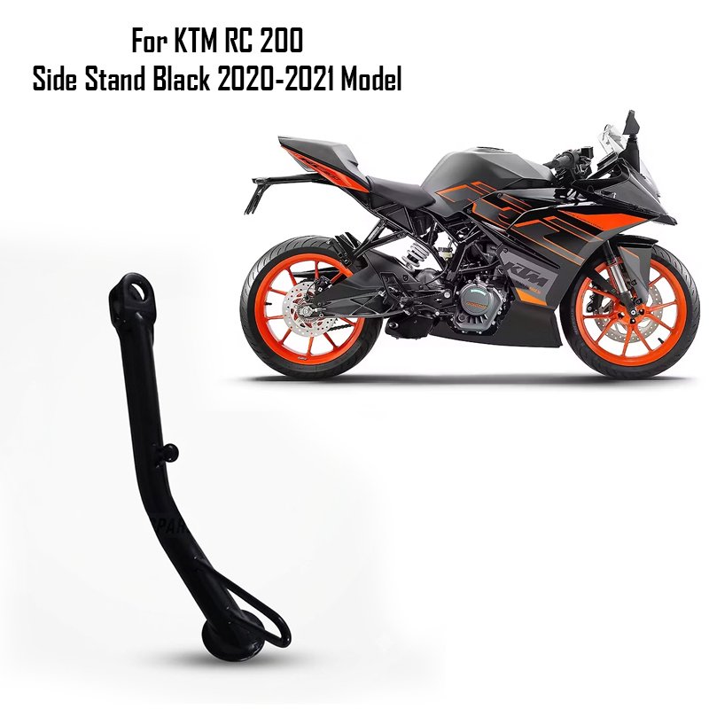 For KTM RC 200 Side Stand Black 2020-2021 Model