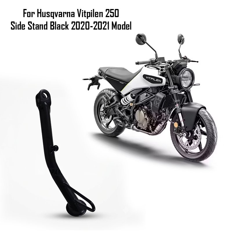 For Husqvarna Vitpilen 250 Side Stand Black 2020-2021 Model