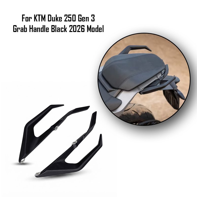 For KTM Duke 250 Gen 3 Grab Handle Black 2026 Model