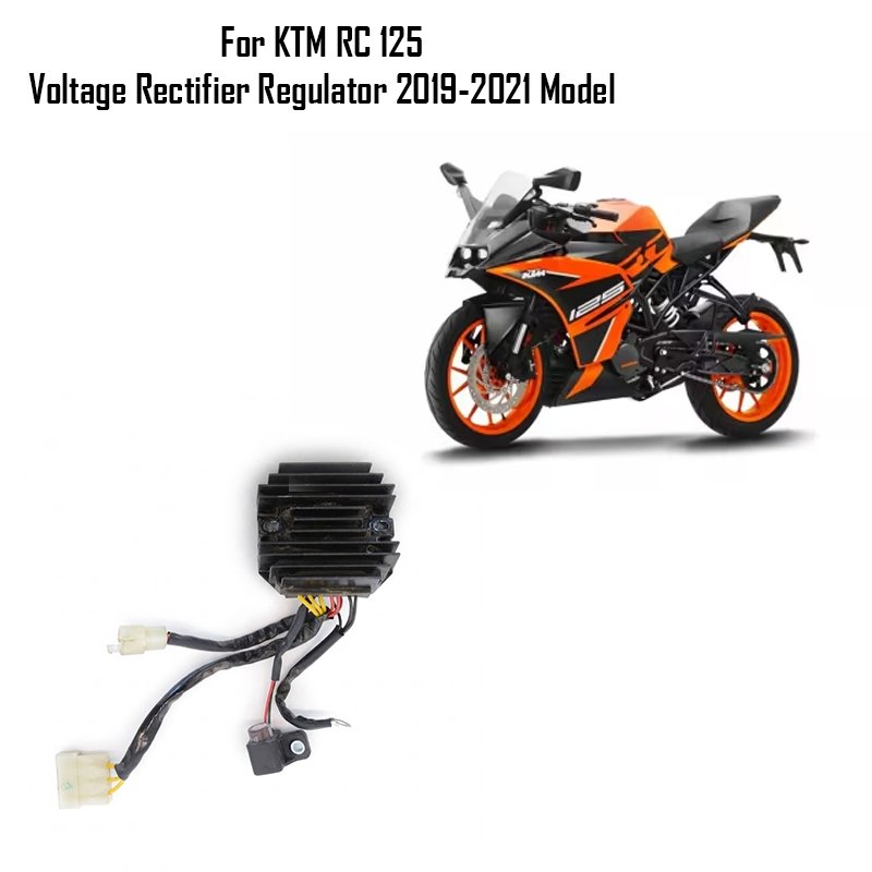 For KTM RC 125 Voltage Rectifier Regulator 2019-2021 Model