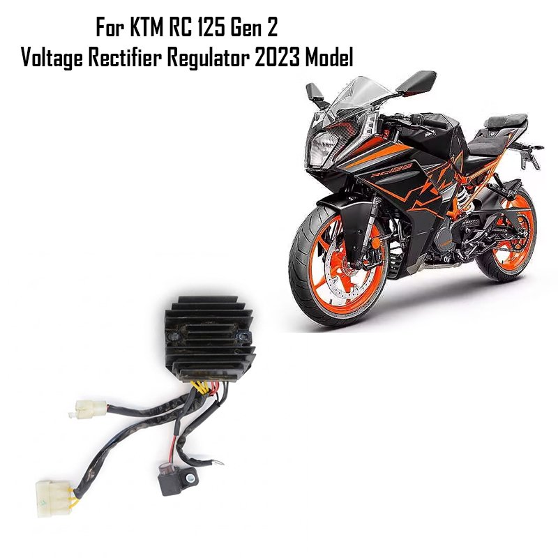 For KTM RC 125 Gen 2 Voltage Rectifier Regulator 2023 Model