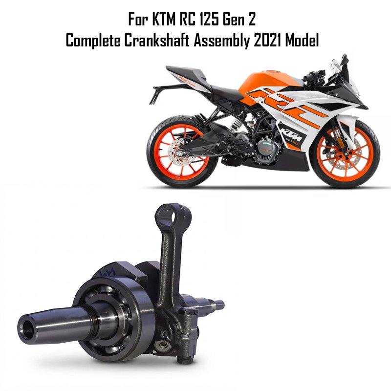 For KTM RC 125 Gen 2 Complete Crankshaft Assembly 2021 Model