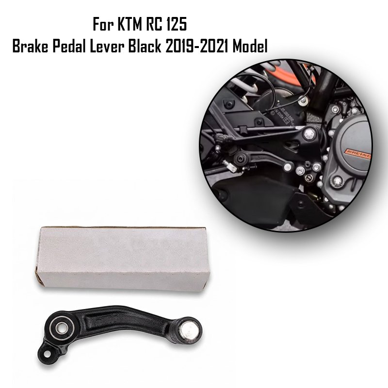 For KTM RC 125 Brake Pedal Lever Black 2019-2021 Model