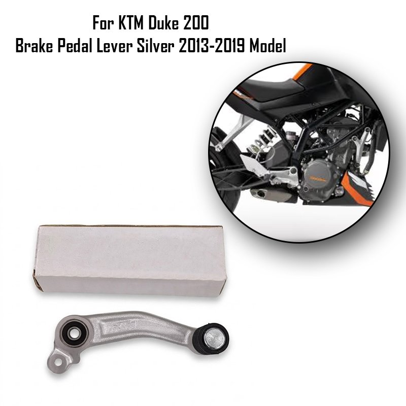 For KTM Duke 200 Brake Pedal Lever Silver 2013-2019 Model