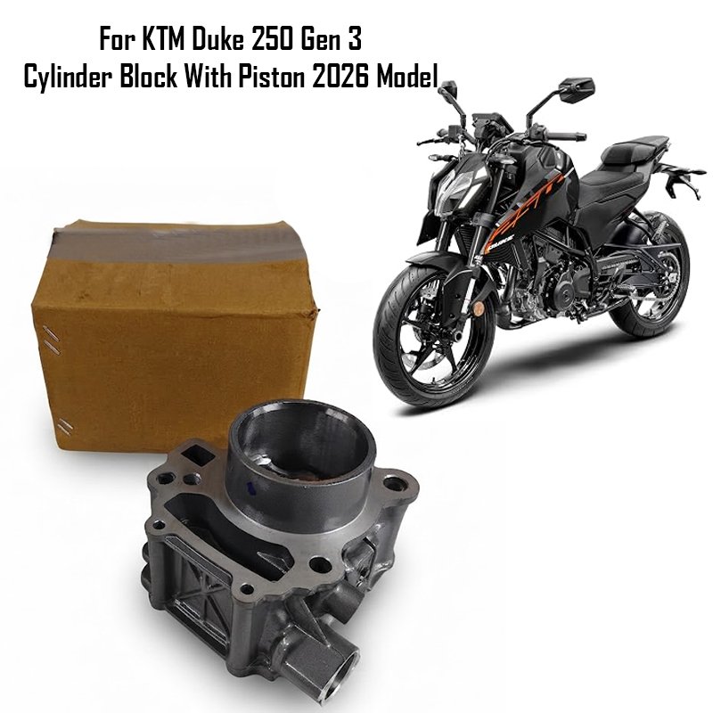 For KTM Duke 250 Gen 3 Cylinder Block With Piston 2026 Model