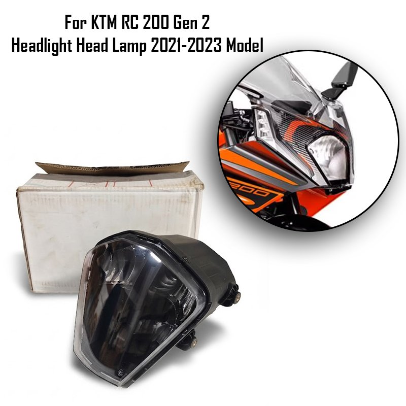 For KTM RC 200 Gen 2 Headlight Head Lamp 2021-2023 Model