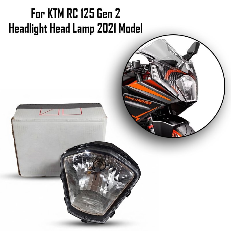 For KTM RC 125 Gen 2 Headlight Head Lamp 2021 Model