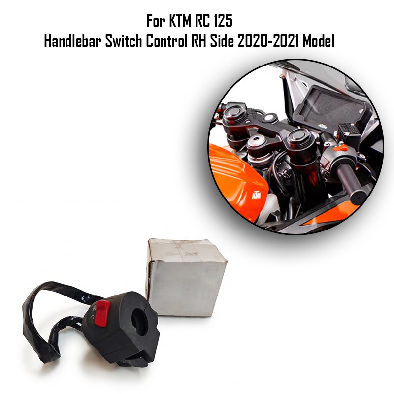 For KTM RC 125 Handlebar Switch Control RH Side 2020-2021 Model