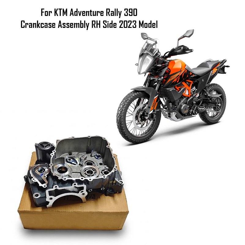 For KTM Adventure Rally 390 Crankcase Assembly RH Side 2023 Model