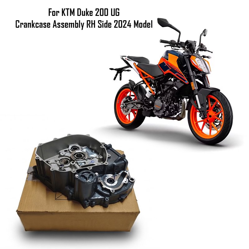 For KTM Duke 200 UG Crankcase Assembly RH Side 2024 Model