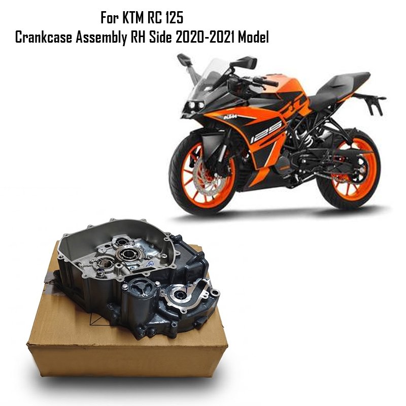 For KTM RC 125 Crankcase Assembly RH Side 2020-2021 Model