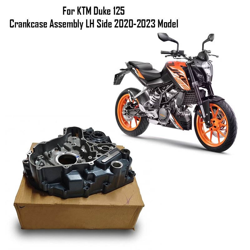For KTM Duke 125 Crankcase Assembly LH Side 2020-2023 Model